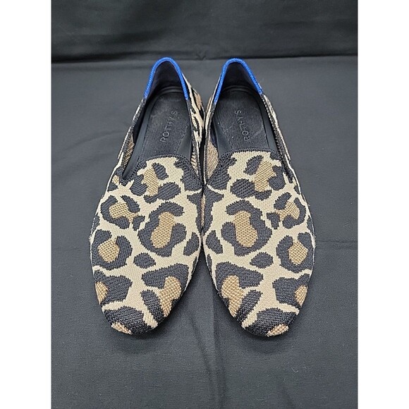 Rothy's Almond  Loafers In Desert Cat Leopard Print Size 10 - Picture 2 of 7